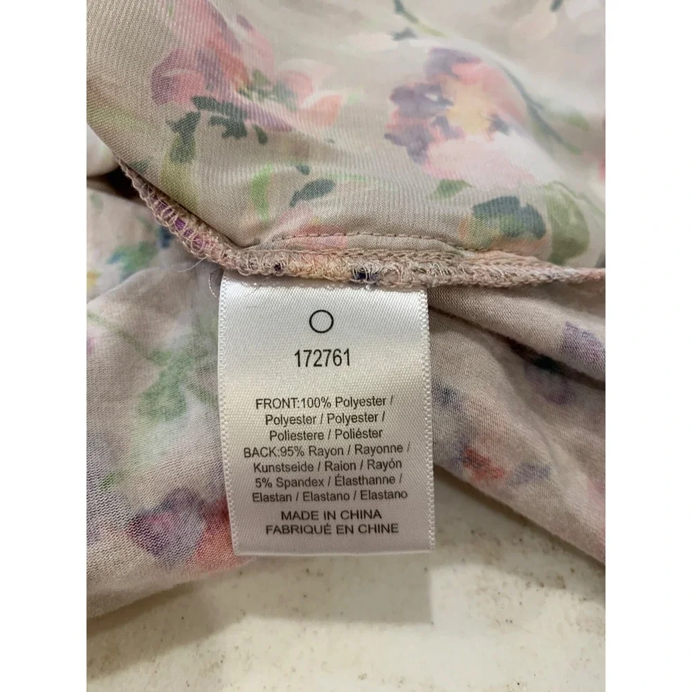 Dolan Left Coast Floral XL Cottagecore‎ Ruffle Blouse Womens lightweight sping